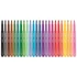 Filctoll készlet, 3,7 mm, kimosható, MAPED „Color`Peps Long Life 2”, 24 különböző szín