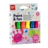 Tempera készlet, ecsetvégű tubusban, APLI Kids 