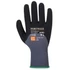 Védőkesztyű, nylon, nitrilhab, XL méret 