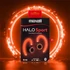 Fülhallgató, vezeték nélküli, Bluetooth, mikrofonnal, LED-es fülhallgató, MAXELL 