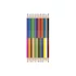 Színes ceruza készlet, kétvégű duocolor 12/24 szín Connect 24 klf. szín