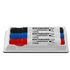 Tábla- és flipchart marker készlet tartóban, 1-3 mm, kúpos, ICO 