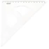 Háromszög vonalzó, műanyag, 45 °, KOH-I-NOOR