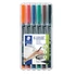 Alkoholos marker készlet, OHP, 0,4 mm, STAEDTLER 