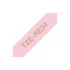 Brother TZE-RE34 selyem szövet P-touch szalag (12mm) Pink on Gold - 4m