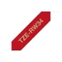 Brother TZE-RW34 selyem szövet P-touch szalag (12mm) Red on Gold - 4m