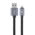 Gembird CCB-mUSB2B-AMLM-6 USB2.0 - Lightning cable 1,8m Black