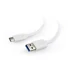 Gembird CCP-USB3-AMCM-W-0.5M USB3.0 AM to Type-C cable 0,5m White