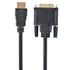 Gembird HDMI to DVI-D (Single Link) (18+1) cable 3m Black