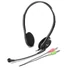 Genius HS-200C jack fekete headset